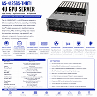 Server GPU Supermicro AS-4125GS-TNRT1 4U AMD EPYC 9005 10-GPU PCIe 5.0 DDR5 H 100 L40S AI Deep Learning HPC