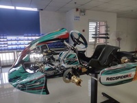 Kart de course à 4 roues 2024, pièces et accessoires de karting avec freins à disque hydrauliques, roues en alliage de magnésium, cadre en acier