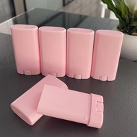 Fabricant professionnel – Flacon vide ovale de 15 g pour déodorant solide ou crème solaire corporelle – Rose et Vert