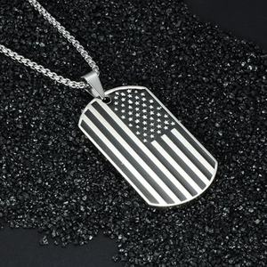 Customize Engraveable Plated/Black Gay or <strong>Lesbian</strong> Pride Chain Metal Id Name Dog Tags Stainless Steel Necklace - Product Image 6