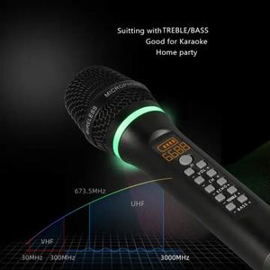 Micro không dây chuyên nghiệp BT, micro kỹ thuật số karaoke, dùng để hát, có chức năng ECHO - Product Image 6