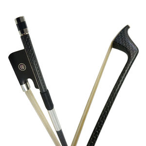 <span class=keywords><strong>Archet</strong></span> de <span class=keywords><strong>violoncelle</strong></span> en fibre de carbone noire de haute qualité à bas <span class=keywords><strong>prix</strong></span> Sinomusik, fabriqué en Chine avec une grenouille en ébène perlé de couleur, logo personnalisé - Product Image 4