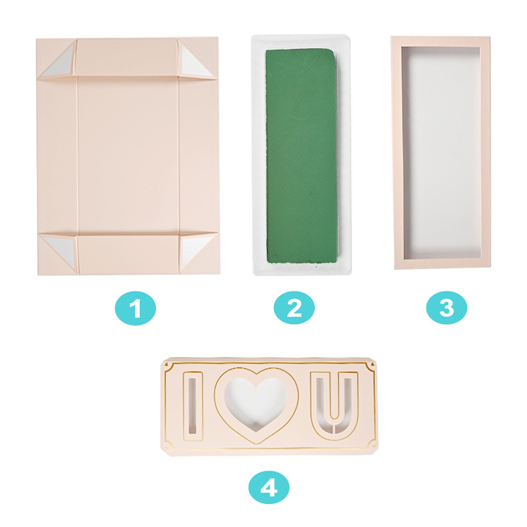 Wholesale luxury paper Mother<i></i>'s Day bouquet packaging box New Valentine<i></i>'s Day transparent flower gift box