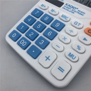 Kadio KD-837C 12-Digit Electronic Calculator White Color With Large Display For Home Office Use - Product Image 3