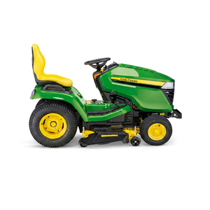 รถตัดหญ้าแบบนั่งขับ John Deere X590 สีเขียว เบาะและล้อสีเหลือง ระบบขับเคลื่อน 2 ล้อ ใช้งานง่าย - Product Image 1