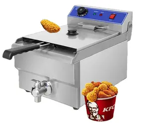 10L FAST Food Restaurant Equipment Table Top Electric Frying Machine for Chicken Chips
