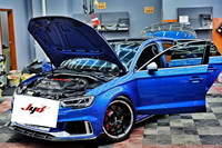 Système d'admission d'air haute performance pour Audi RS3 Diffuseur en fibre de carbone 2017 2019