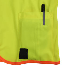Straßen verkehrs sicherheits weste mit Logo mit mehreren Taschen Benutzer definierte reflektierende Fahrbahn sicherheit Weste Licht weste - Product Image 6