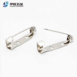 เข็มกลัดนิรภัยโลหะสีนิกเกิลดีไซน์เรียบง่ายจาก YIWANG สำหรับติดป้าย - Product Image 5