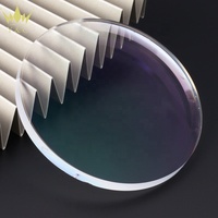 Lentilles pour les yeux ophtalmiques HMC Lentilles optiques Lentille réflecteur optique Cr39 1.49/1.59 PC Résine Effacer un emballage d'enveloppe en papier de qualité