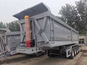 2025 <span class=keywords><strong>Super</strong></span> Interlink Semi-remorque 3/4 essieu 45 CBM capacité hydraulique en forme de <span class=keywords><strong>U</strong></span> benne arrière latérale pour remorques de <span class=keywords><strong>camion</strong></span> de sable en pierre - Product Image 5