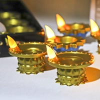 Lampe à huile LED Nicro, décoration pour le festival Deepavali, Diwali Diya, bougie artificielle, Noël, extérieur, flottante, capteur d'eau