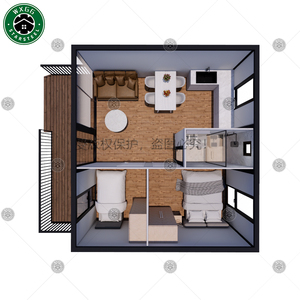 Casa Contenedor Plegable y Expandible Certificada de 20 y 40 pies, Residencia Móvil Prefabricada Tipo Granny Flat - Product Image 6