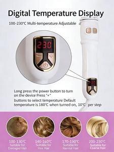 Fer à boucler sans fil professionnel rotatif en céramique électrique PTC portable à <span class=keywords><strong>petit</strong></span> diamètre pour cheveux fins - Product Image 6