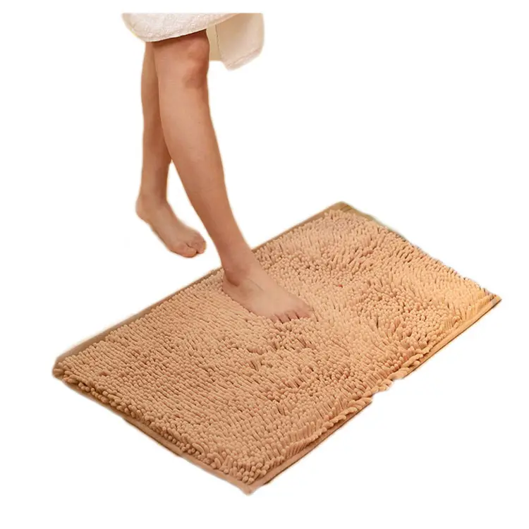Уникальный ворсистый коврик для ванной комнаты без резиновой подложки