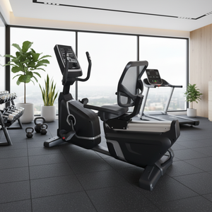 fitness equipment recumbent seated exercise <b>bike</b> 2026 new <b>padded</b> <b>seat</b> anti‑slip home fitness studio machine ce approved factory - Product Image 3