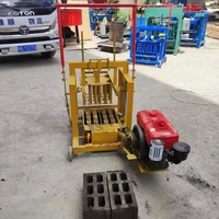 Máquina Semiautomática para Fabricar Ladrillos de Acero de Color para Pisos, Bloques de Cemento y Hormigón, Certificación CE, Precio Bajo