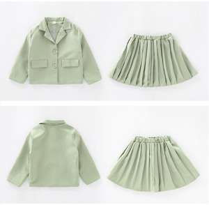 Conjuntos Escolares para Niñas, Falda Corta Coreana a la Moda, Chaquetas Escolares para Baile, Tops - Product Image 5