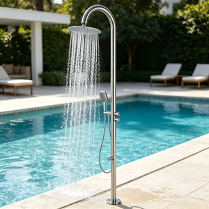 Doccetta Portatile da Esterno <span class=keywords><strong>per</strong></span> Piscina e <span class=keywords><strong>Giardino</strong></span> - Set Doccia da Esterno - Product Image 1