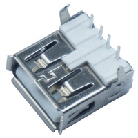 Buchse Typ 2.0 AF 90 Grad 4 Pin DIP rechtwinkliger Stecker Buchse USB-Anschluss
