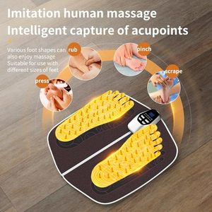 Prodotti più venduti 2024 Ems Pulse <span class=keywords><strong>Foot</strong></span> massaggiatore Pad <span class=keywords><strong>Foot</strong></span> <span class=keywords><strong>Spa</strong></span> macchina pieghevole em massaggiatore piede con telecomando - Product Image 5