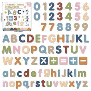 Letras del Alfabeto Magnéticas de <span class=keywords><strong>Estilo</strong></span> Bohemio, Imanes Educativos del <span class=keywords><strong>ABC</strong></span> para Niños para Decoración de Guardería - Product Image 3