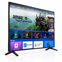 Smart Android TV 98'' Inci LED 4K dengan Koneksi Jaringan, Finishing Hitam, dan Dudukan VESA 400x400 untuk Penggunaan di Rumah & Hotel