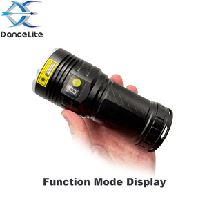 Oem fl9 8 đèn <span class=keywords><strong>LED</strong></span> cầm tay UV 365nm Đèn pin USB-C có thể sạc lại 8LED longwave tia cực tím ngọn đuốc chế độ hiển thị chức năng loại - Product Image 6