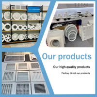 Salida de Aire Industrial Preinstalada Directa de Fábrica, Flexible y Ajustable, Ventilación Oculta de Aire Fresco para Sistemas HVAC Comerciales Exteriores