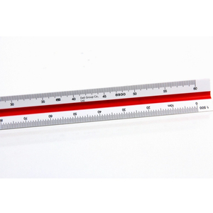 Deli 8930 <strong>Triangular</strong> <strong>Scale</strong> <strong>Ruler</strong> Multifunctional Drawing and Mapping Measurement Tool - Product Image 4