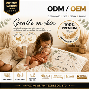 Customized High Quality Print Boho Style Sublimation Newborn Soft Photo Props <strong>Memory</strong> Monthly Milestone Baby <strong>Blanket</strong> - Product Image 3