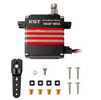 Servomoteur brushless métallique KST HA20-9015 à couple élevé 90Kgf.cm 0.15sec 60 pour avions RC grand format sans contact standard