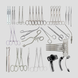 Set de Traqueostomía de 41 Piezas, Kit Completo de Cirugía de Emergencia para Bypass Menor, Manual, Acero Inoxidable Alemán, Cricotirotomía, ORL, Tiroides - Product Image 1