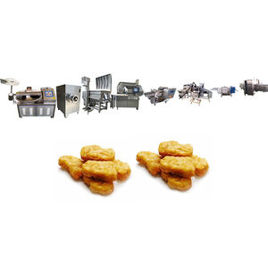 Ligne de production automatique de machine de bâton de viande végétalienne de brochette de pépites de poulet porte-bonheur - Product Image 4