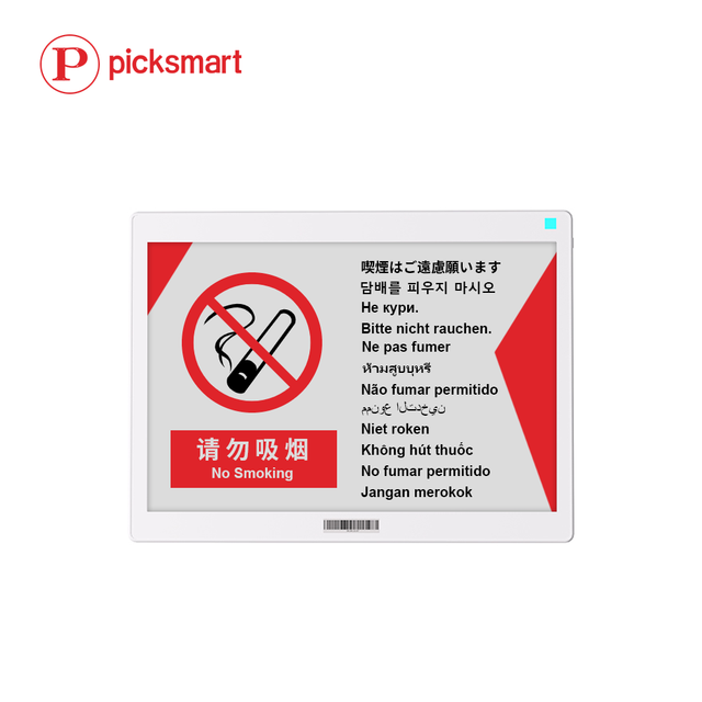 10.2 Inch Ble 3 Colors Wireless Digital Price Tag Name Plate System Paperless Meetings Conferences Digital Agenda Signage