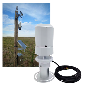 RS485 Ausgang Ultraschall Wind geschwindigkeit und Richtung Luft temperatur Luft feuchtigkeit Agro Automatische meteoro logische Wetters tation mit Regen messer - Product Image 4