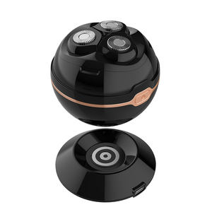 Afeitadora Eléctrica Esférica Mini Portátil <span class=keywords><strong>para</strong></span> Hombre, Carga Rápida Tipo-C, Pantalla Digital, Recortadora Rotativa USB, Afeitadora <span class=keywords><strong>para</strong></span> <span class=keywords><strong>Cabeza</strong></span> Calva - Product Image 4