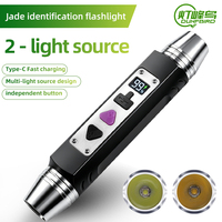 DUNFBIRD NOUVEAU Lampe torche UV haute sensibilité 395nm pour jade, test précis des gemmes et des diamants, économique, durable, non toxique, CE IP54