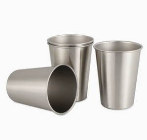 DF M11 Customized Sus 304 <b>Stackable</b> Cone Shape Beer Coffee Water Driningt Cup <b>Mugs</b> Company Commercial Advertising Promotion Cups - Product Image 1