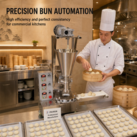 Machine automatique 220V pour la fabrication de pains vapeur fourrés, raviolis, Xiaolongbao, Dim Sum, Baozi, Bao Momo – Inde et Népal