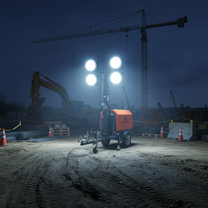 Torre <span class=keywords><strong>de</strong></span> Iluminación Móvil LED para Construcción con Generador Diésel Kubota, al Mejor <span class=keywords><strong>Precio</strong></span>, para Ahorro <span class=keywords><strong>de</strong></span> Tiempo en <span class=keywords><strong>la</strong></span> Construcción Nocturna - Product Image 1