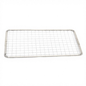 Rejilla de Acero Cuadrada Desechable para Asar a la Parrilla con Carbón, Económica y Fácil de Limpiar, para Uso en Restaurantes - Product Image 1