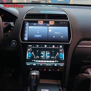 NaviHua Nouveau design 10'' Panneau AC + 12.3'' Radio multimédia Android Auto Lecteur DVD de voiture GPS Navigation pour Ford Explorer 2011-2019 - Product Image 5