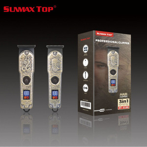เครื่องตัดผมซันแม็กซ์ รุ่นท็อป โปรเฟสชั่นแนล แบตเตอรี่ลิเธียมไอออน 2000mAh ชาร์จผ่าน USB ตัวเครื่องโลหะ สำหรับใช้ในบ้าน รุ่น ST-0188 - Product Image 1