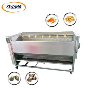 Large Capacity Roller Brush Peeling and <b>Washing</b> <b>Equipment</b> for Fruits & Vegetables Core Motor Vegetable Fruit Washer - Product Image 1