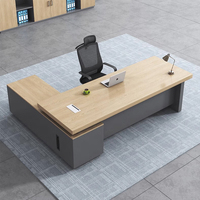Escritorio Ejecutivo Moderno de Lujo para Oficina, Muebles de Oficina a Precio Económico para Uso en el Hogar, Material de Madera EO