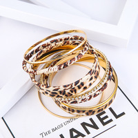 Bracelets classiques léopard multicouches en strass, les plus vendus, pour femmes, accessoires de mode pour les mains