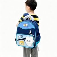 Nueva Mochila Escolar con Diseño de Anime para Niños y Niñas, Ultraligera, Transpirable, con Correa de Hombro Curva y Porta Lápices