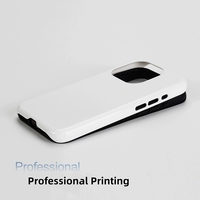 Coque de téléphone 3D par sublimation 2-en-1 pour iPhone 17 16 15 14 13 12 Pro Max Plus – Impression photo par transfert thermique – Coques vierges personnalisables