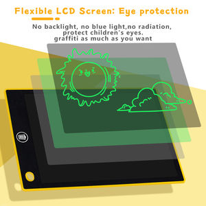 Tablette de dessin électronique pour enfants, emballage en boîte, tablette d'écriture LCD, bloc-notes numérique, mémo électrique pour l'éducation, en plastique - Product Image 4